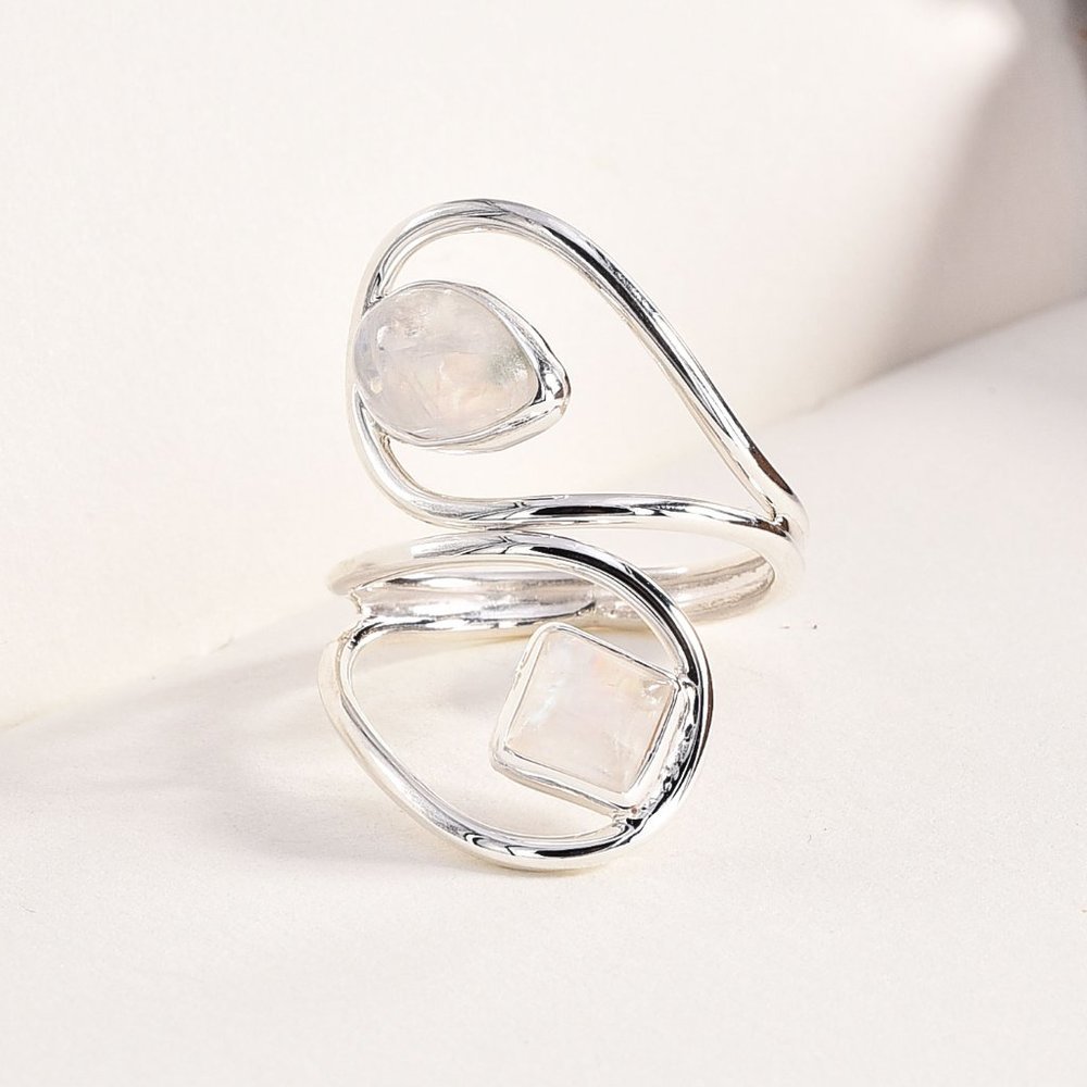 Sterling 925 Moonstone Ring